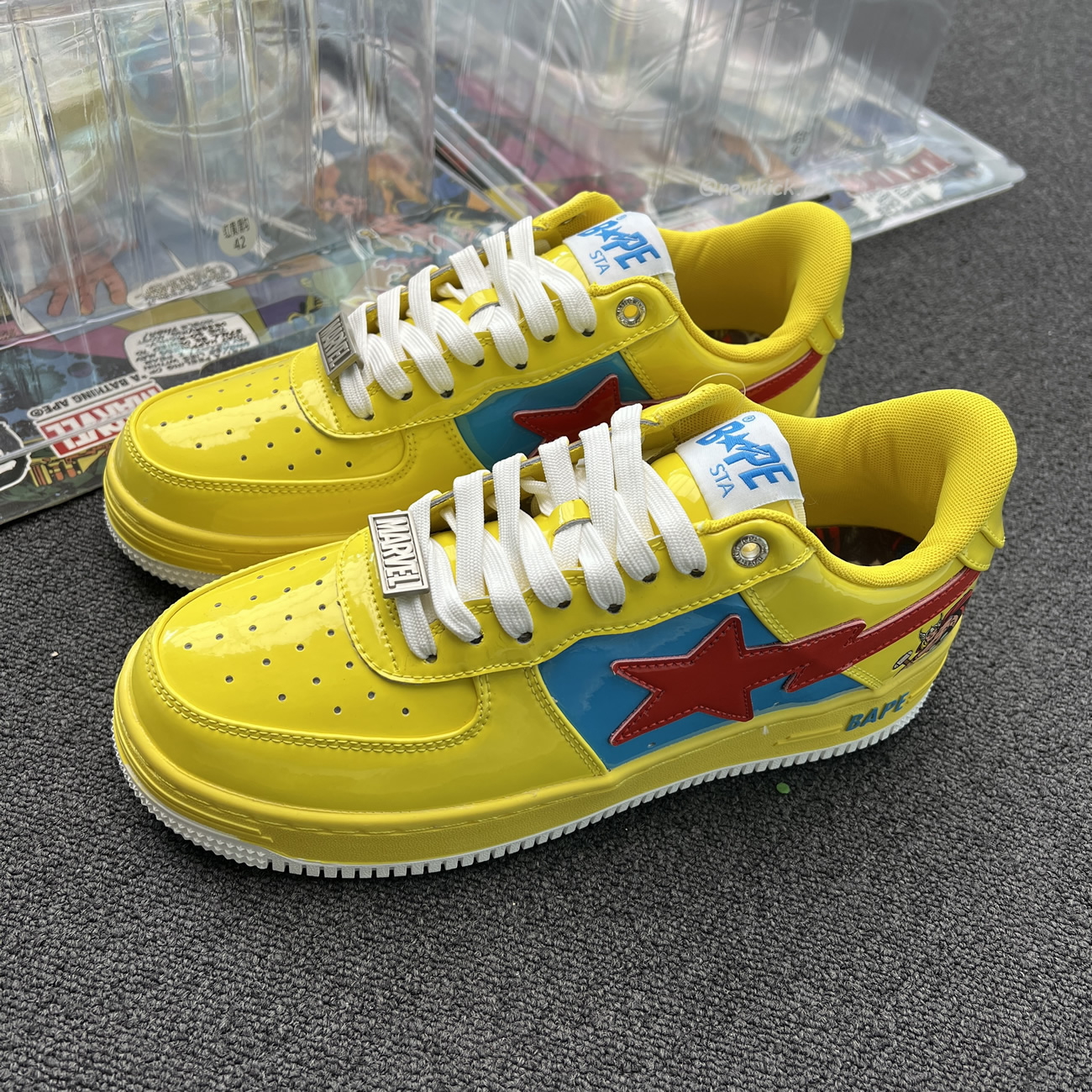 A Bathing Ape Bape Sta Marvel Comics Rocket Raccoon Thor Hulk Captain America Black Widow Iron Man  2022 (11) - newkick.vip